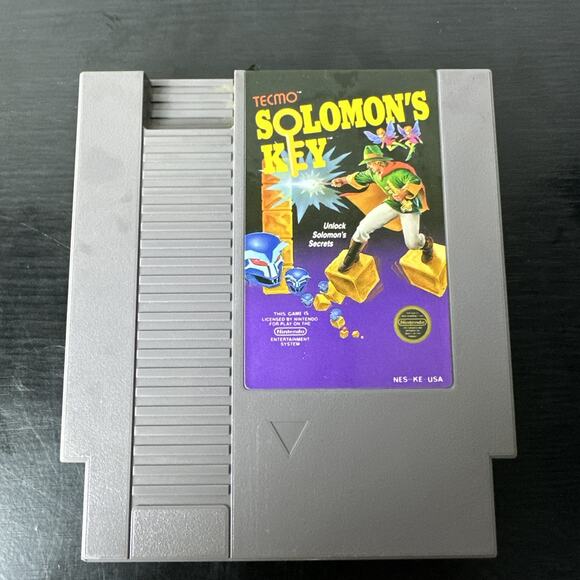 Solomon's Key (Nintendo‎ Entertainment System) NES Cartridge Only - Picture 2 of 10